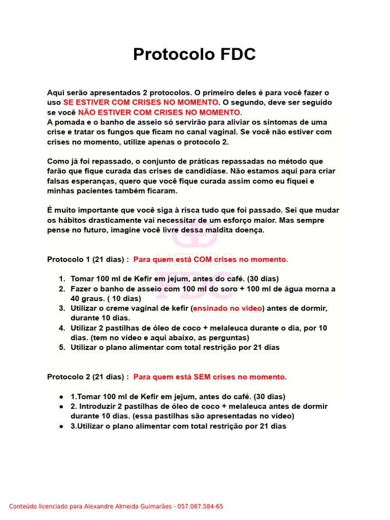 Protocol of DC | PDF