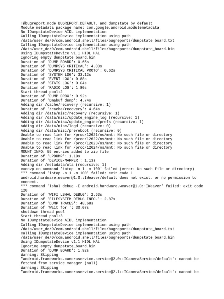 Dump State | PDF