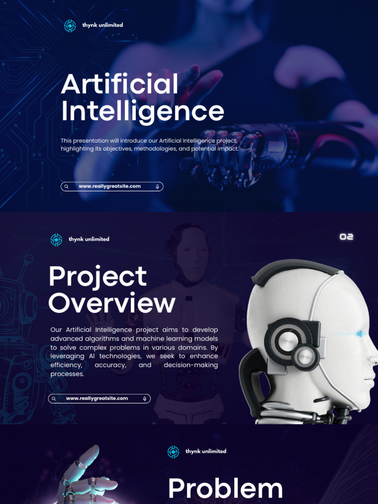Purple Futuristic Modern Artificial Intelligence Project Presentation ...
