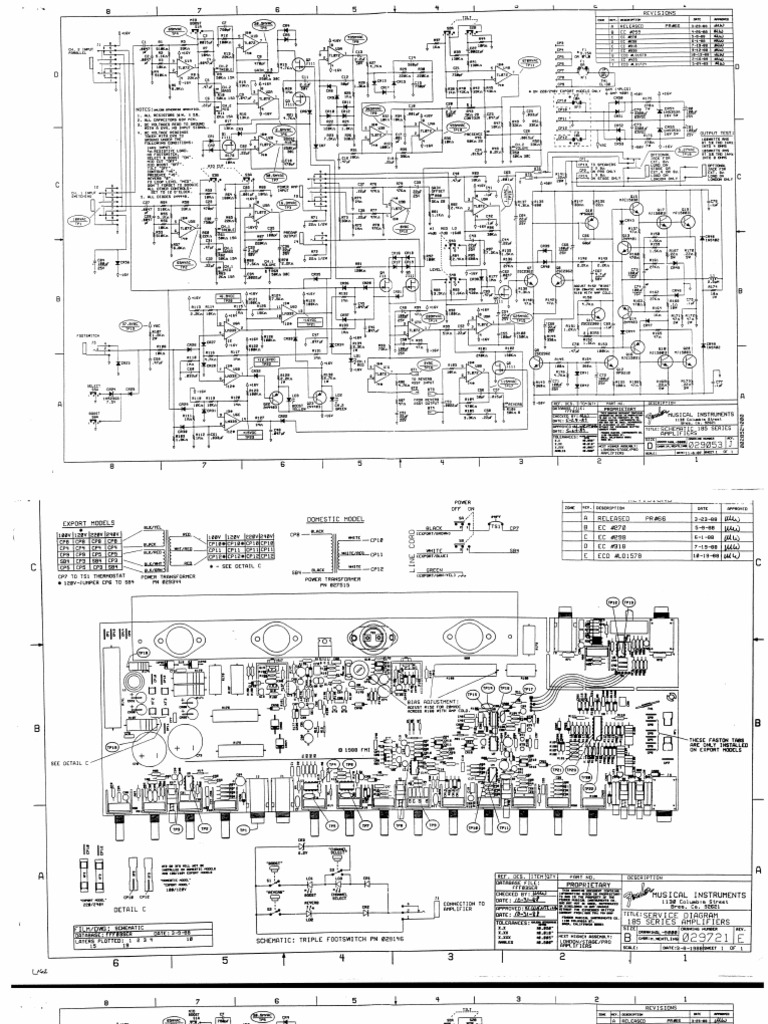 185 Series Schematics-Diagrams | PDF