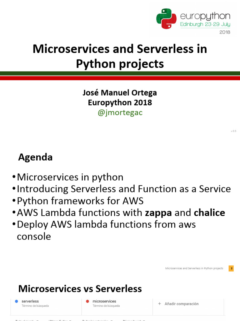 Microservices and Serverless in Python Projects | PDF