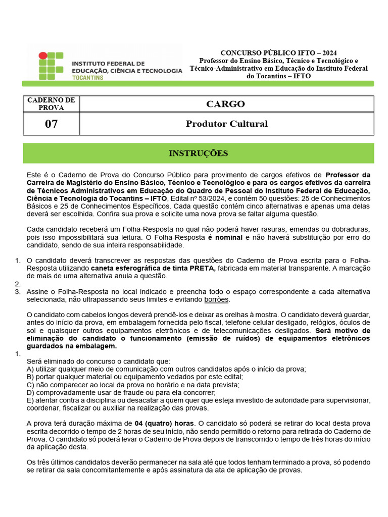 Caderno 07 Superior Produtor Cultural Pdf