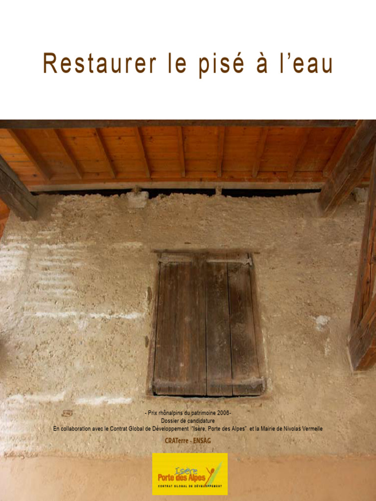 Restaurer Le Pisé À L'eau PDF — free download