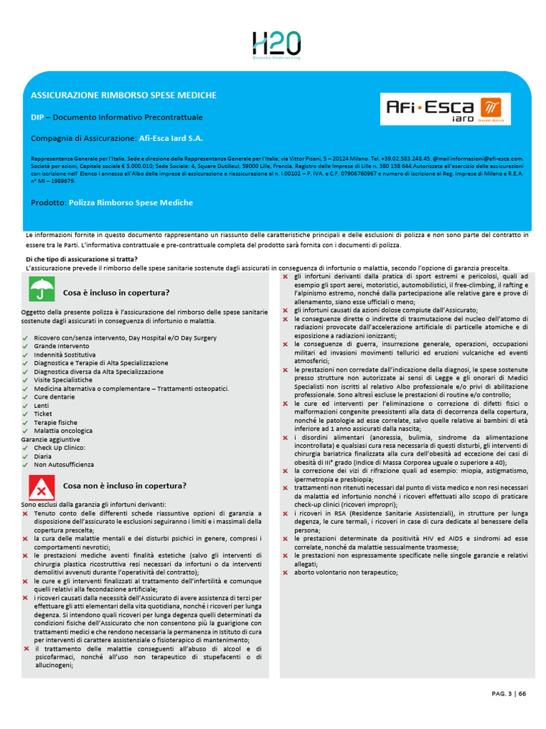 2.DIP Rimborso Spese Mediche STD | PDF