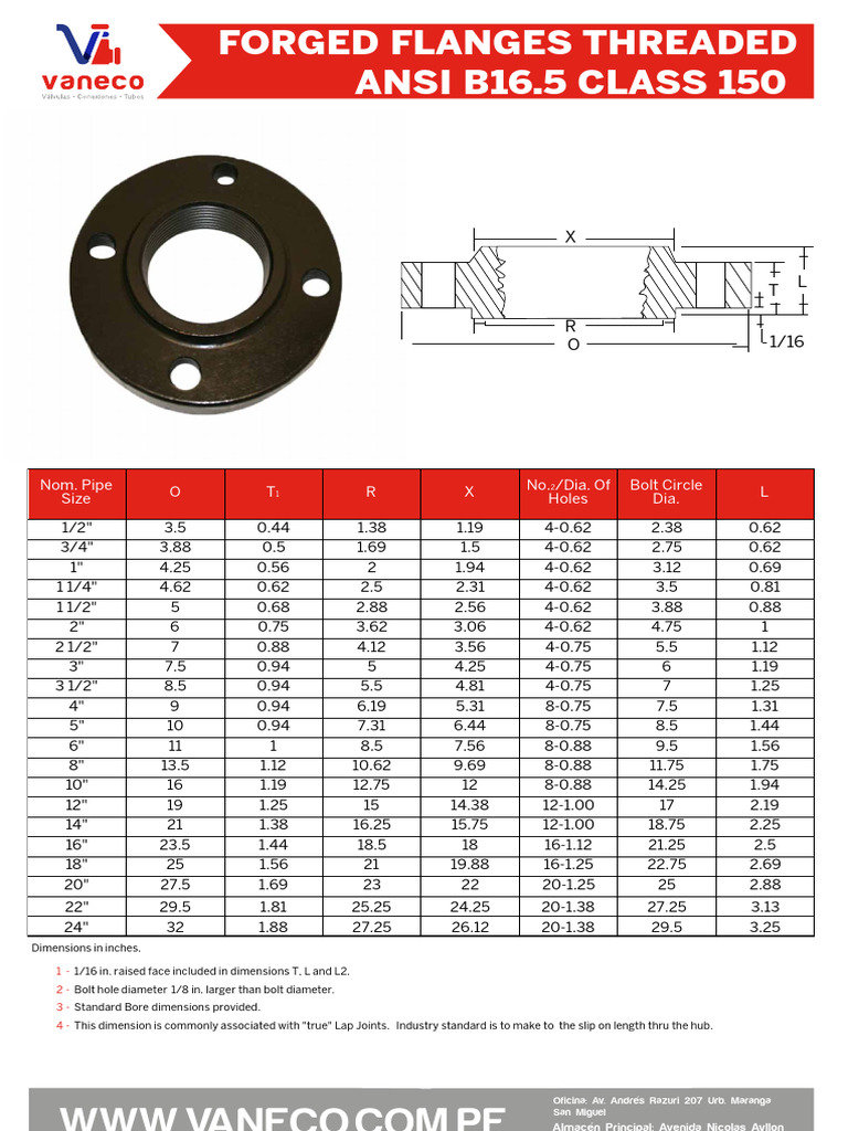 Catalogo Threaded A105 X 150psi | PDF