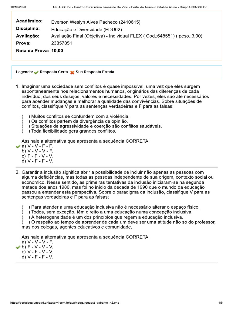 Prova 3 | PDF