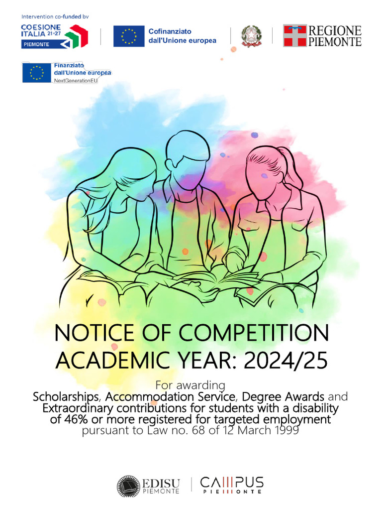 2024-25 Notice of Competition - Scholarships, Accommodations, Degree ...