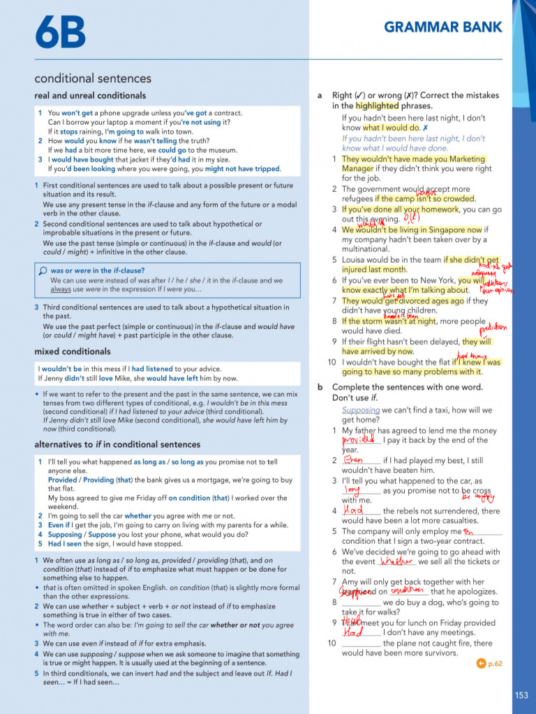 Conditionals Grammar | PDF