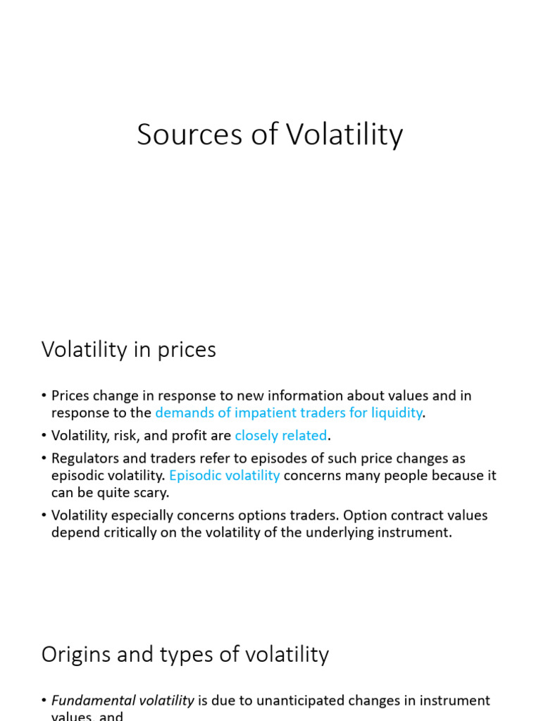 1.3 Sources of Volatility 09.08.2024 | PDF | Volatility (Finance ...