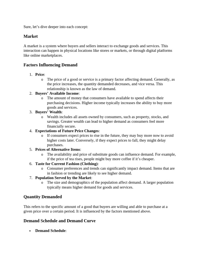 Microeconomics Pdf Demand Demand Curve