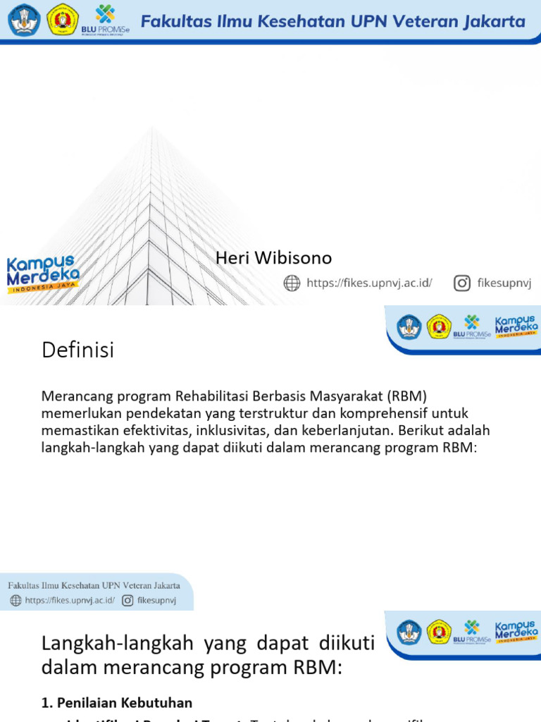 Designing Conducting Physiotherapy Community Program Pdf