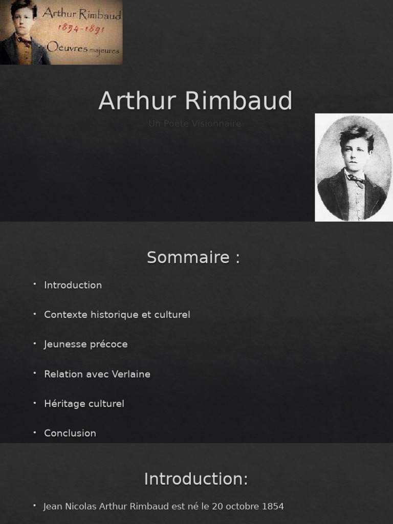 Arthur Rimbaud | PDF