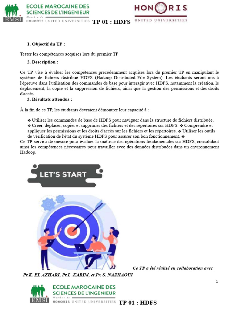 TP HDFS 01 V2 | PDF