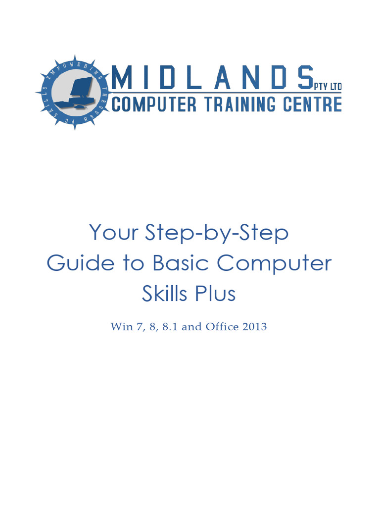 Basic Computer Skills Guide for Windows 7-8.1 | PDF | World Wide Web ...
