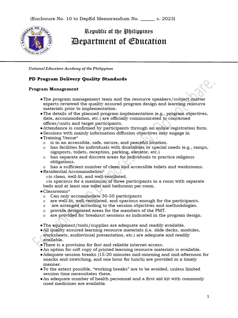 Delivery Standards (2) | PDF