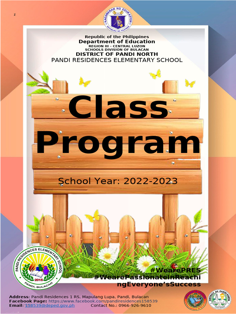 Pandi Residences Elementary School Info | PDF