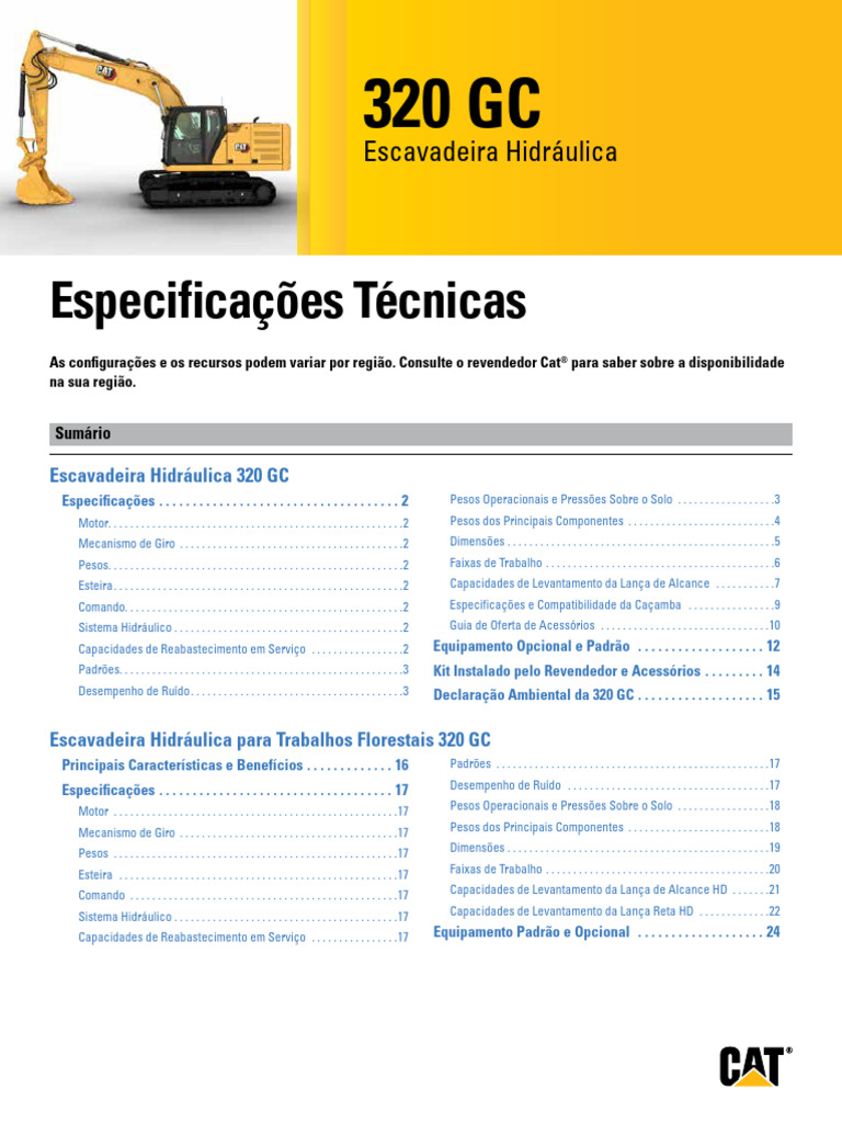 Caterpillar 320gc | PDF