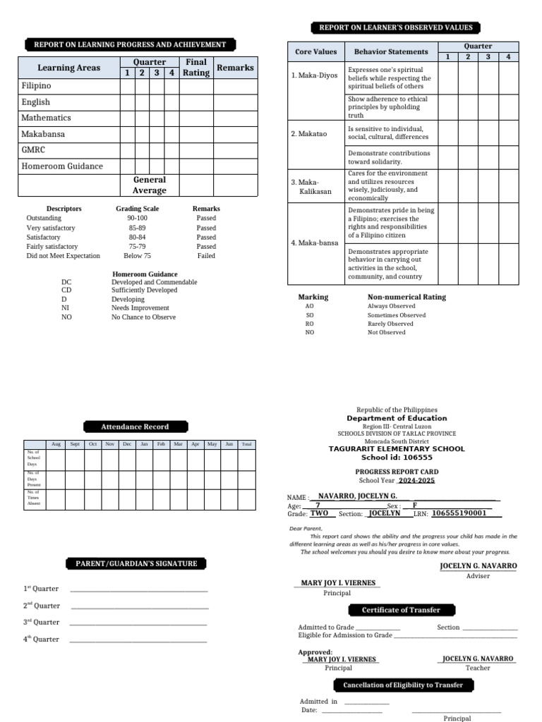Sf9-Grade2 Matatag | PDF