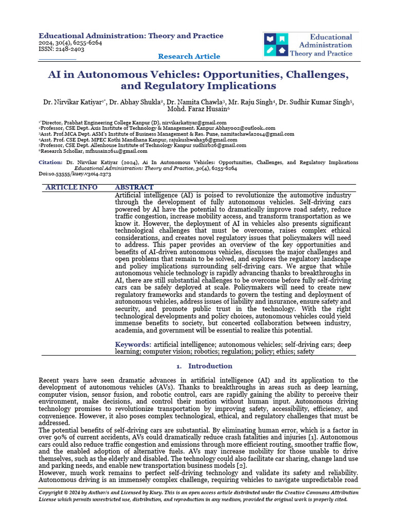 Volume 30 issue 04 april 2024 educational administration theory and