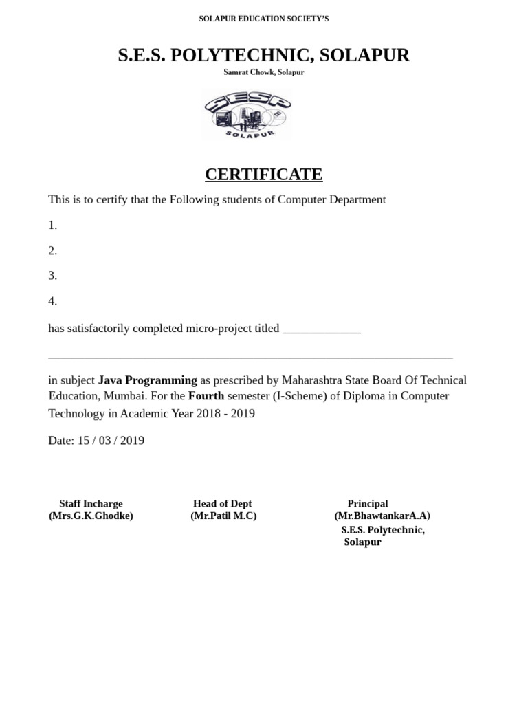 Java Report On Microproject | PDF