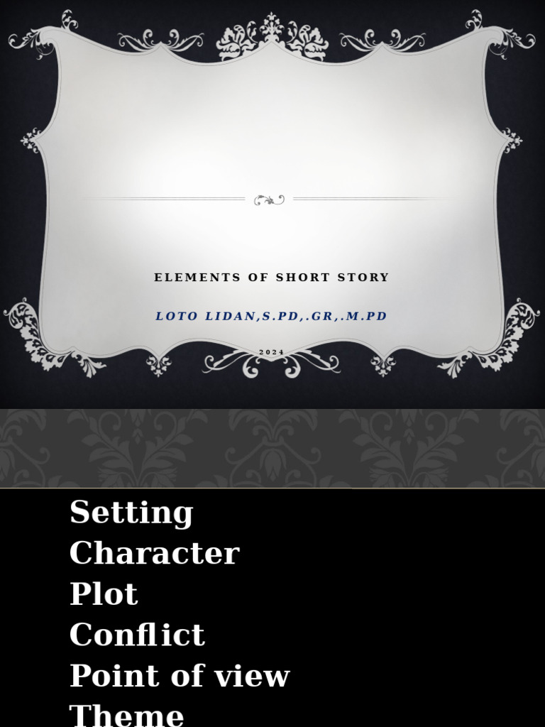 Elements of A Short Story | PDF