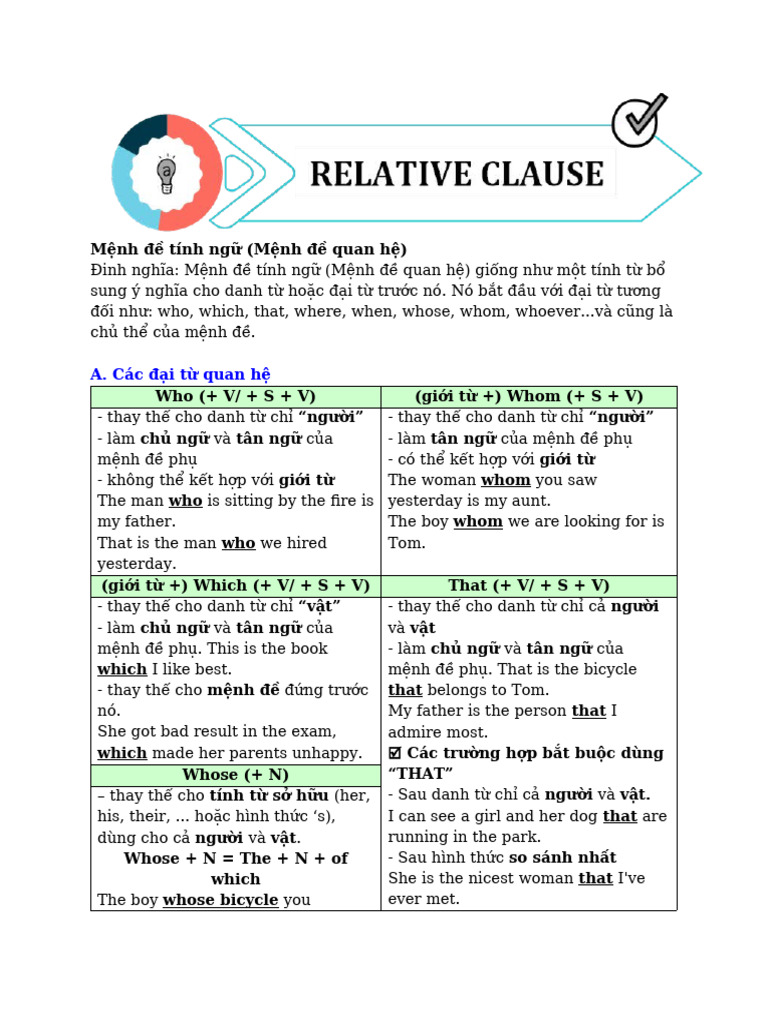 Relatives | PDF