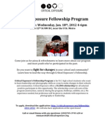 Critical Exposure Fellowship