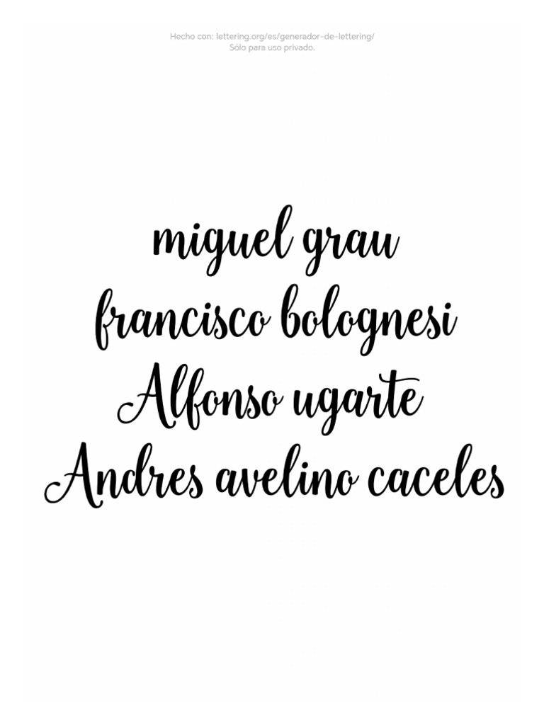 Generador de Lettering y Caligrafía | PDF