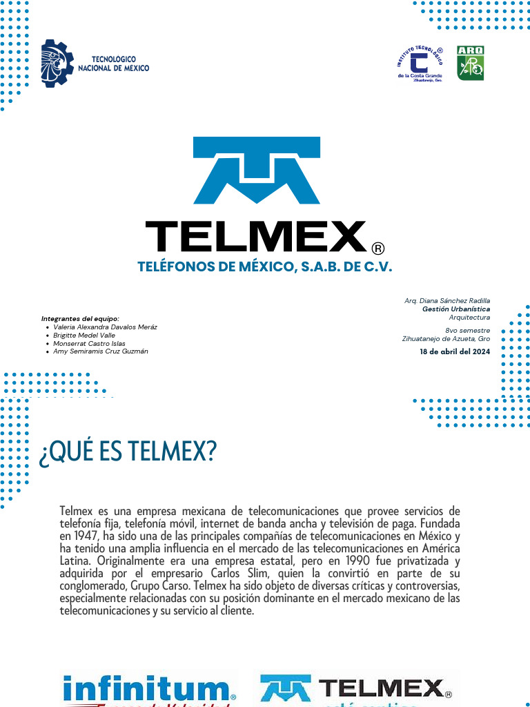 PRESENTACIÓN- TELMEX | PDF