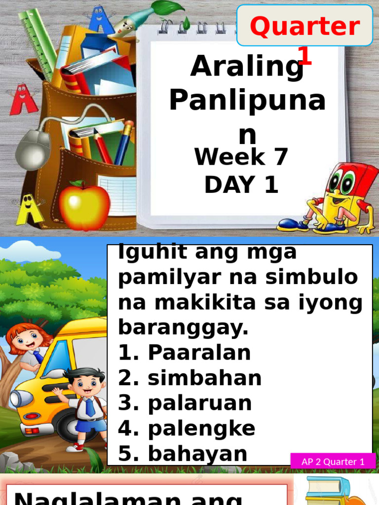 Q1 Ap Week 7 | PDF | Science & Mathematics