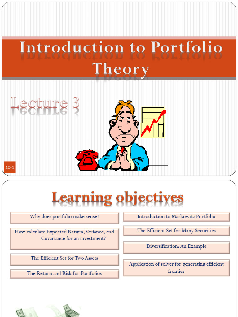 Portfolio Lecture 3 Portfolio Theory | PDF