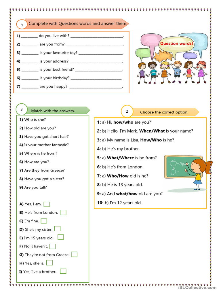 WH Questions | PDF
