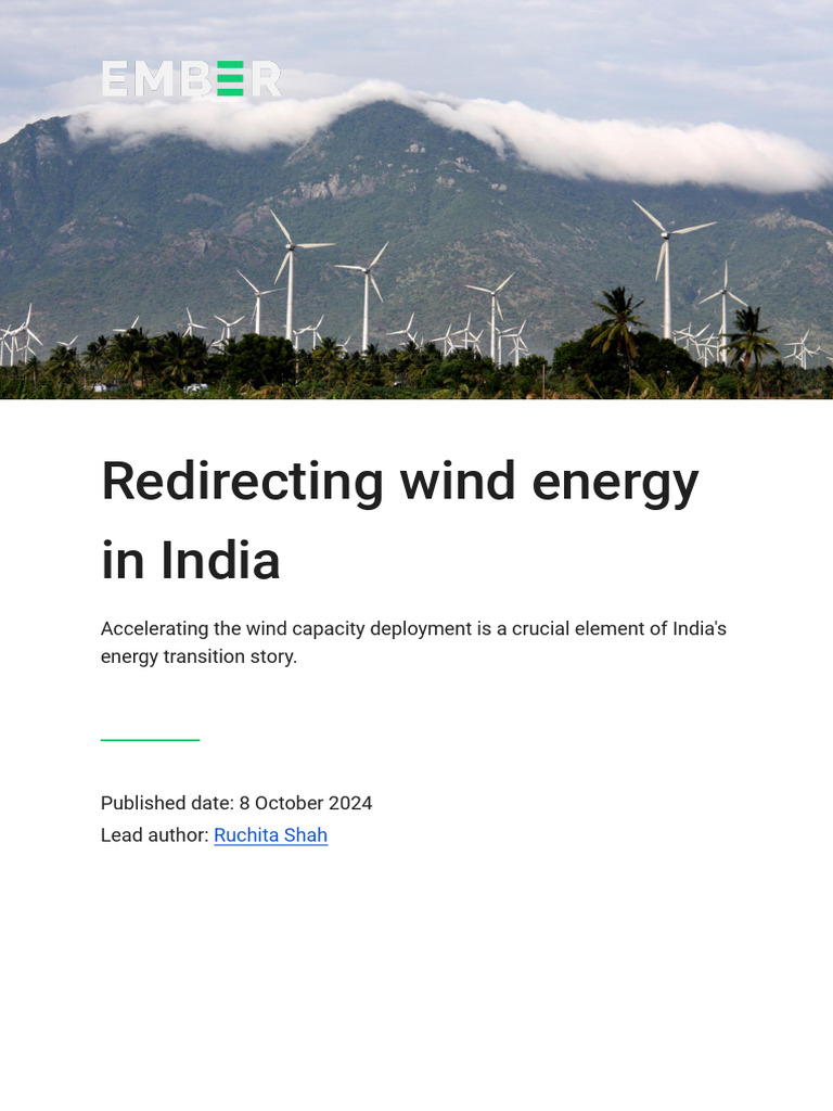 Unlocking India's Energy Future With Wind | PDF