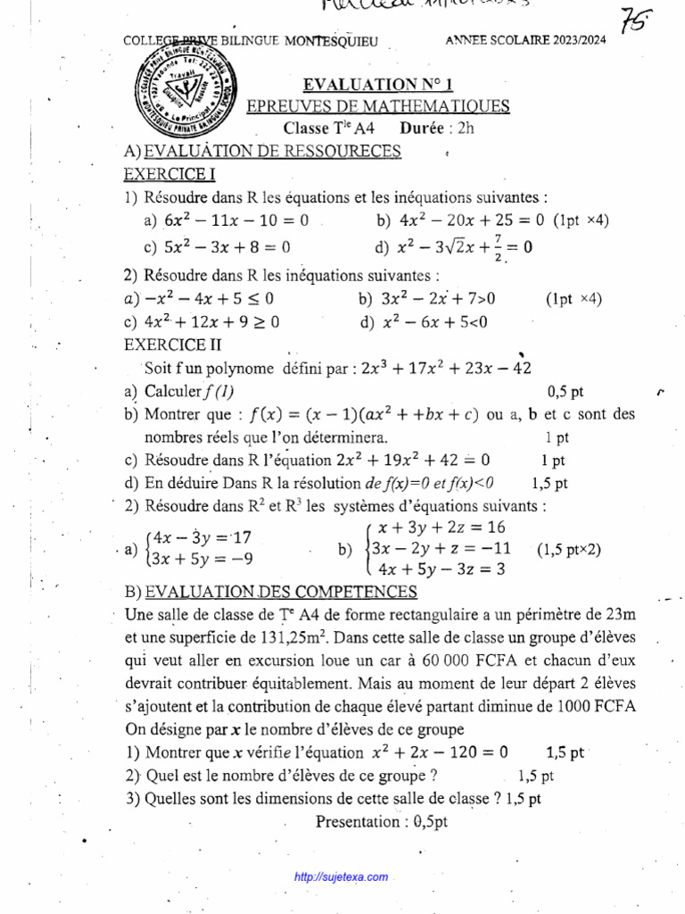 Maths Terminale | PDF