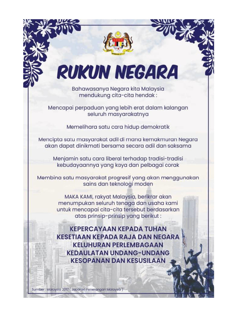 Rukun Negara | PDF