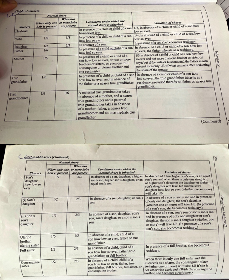 Table of Shares - MPL | PDF