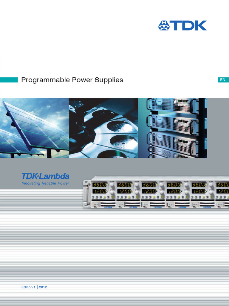 2012 TDK Laboratory Power Supplies | PDF
