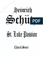 Schutz ST Luke Passion SATB English Translation