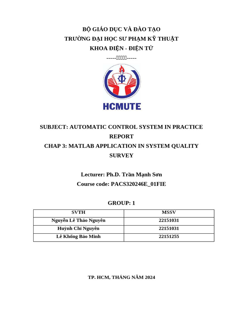 Matlab In Automatic Control Systems Pdf