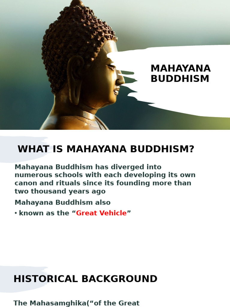 Mahayana Buddhism | PDF