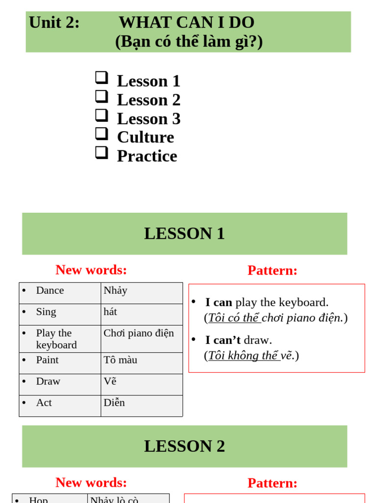 Activities and Skills for Kids | PDF