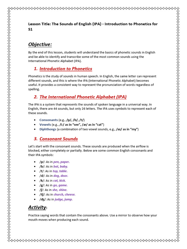 The First Lesson In Spoken English Pdf