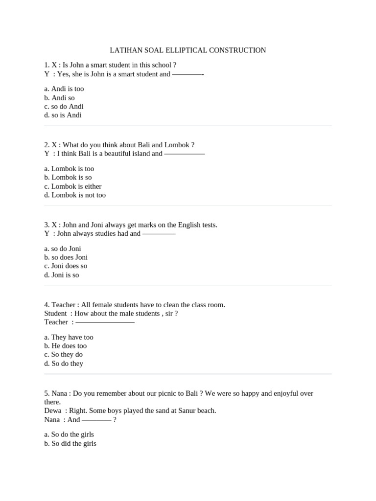 Latihan Soal | PDF