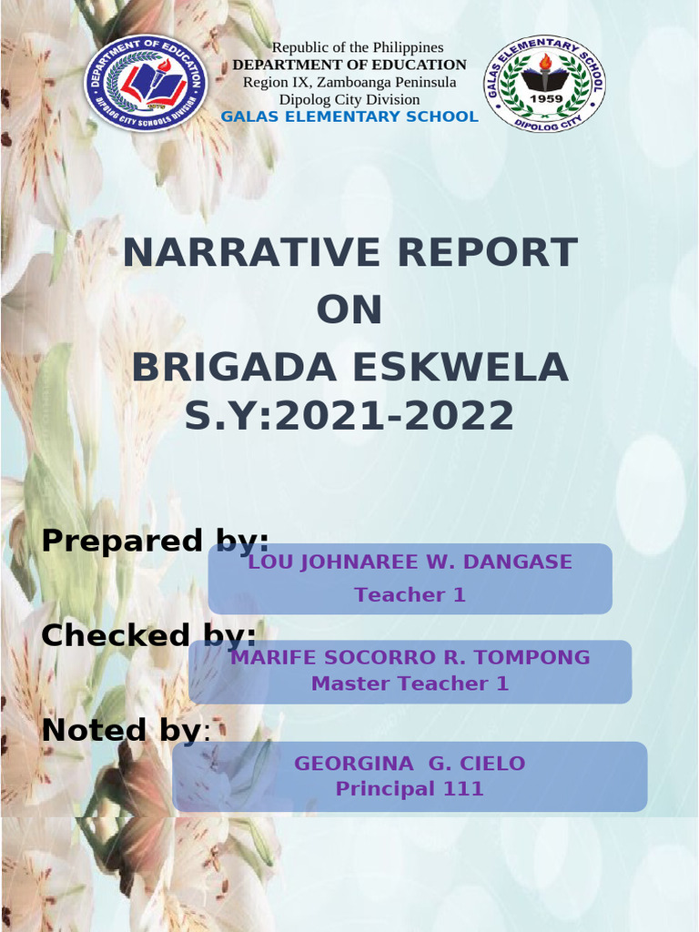 Brigada Narrative Report 2021-2022 | PDF