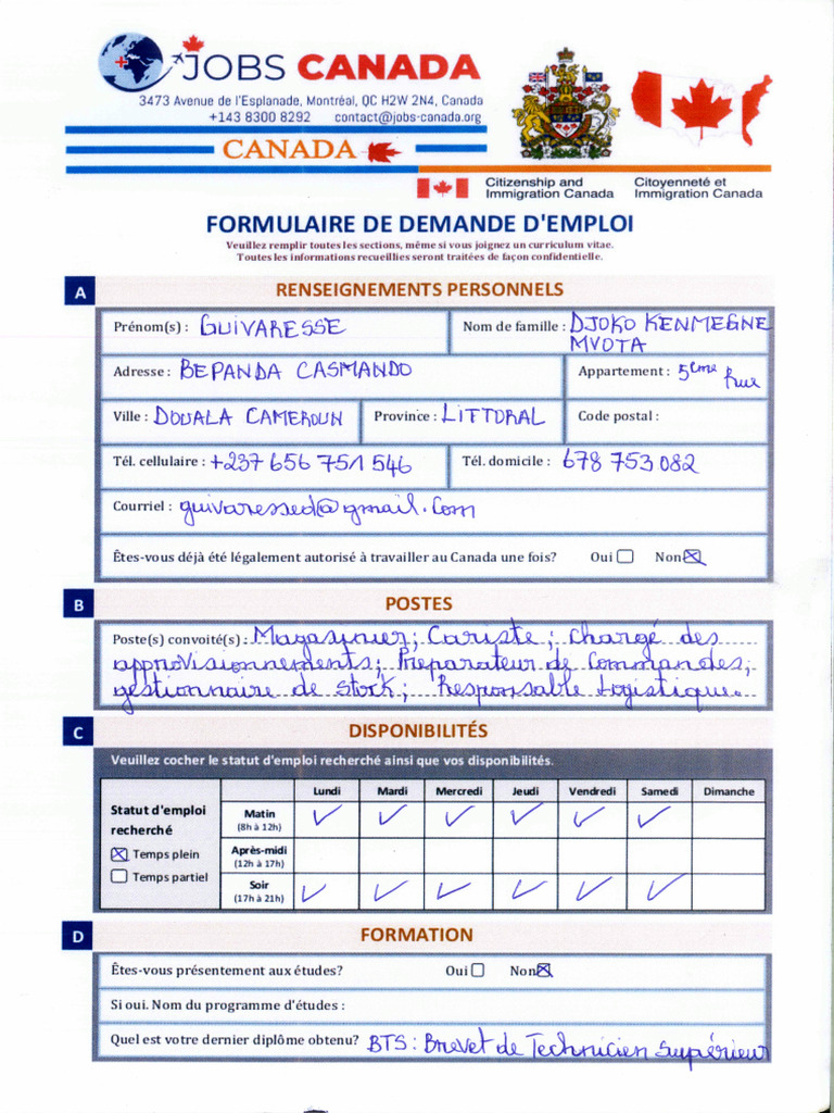 Arc Canada Formulaire | Arc Formulaire Impôt 2024 – BQSHA