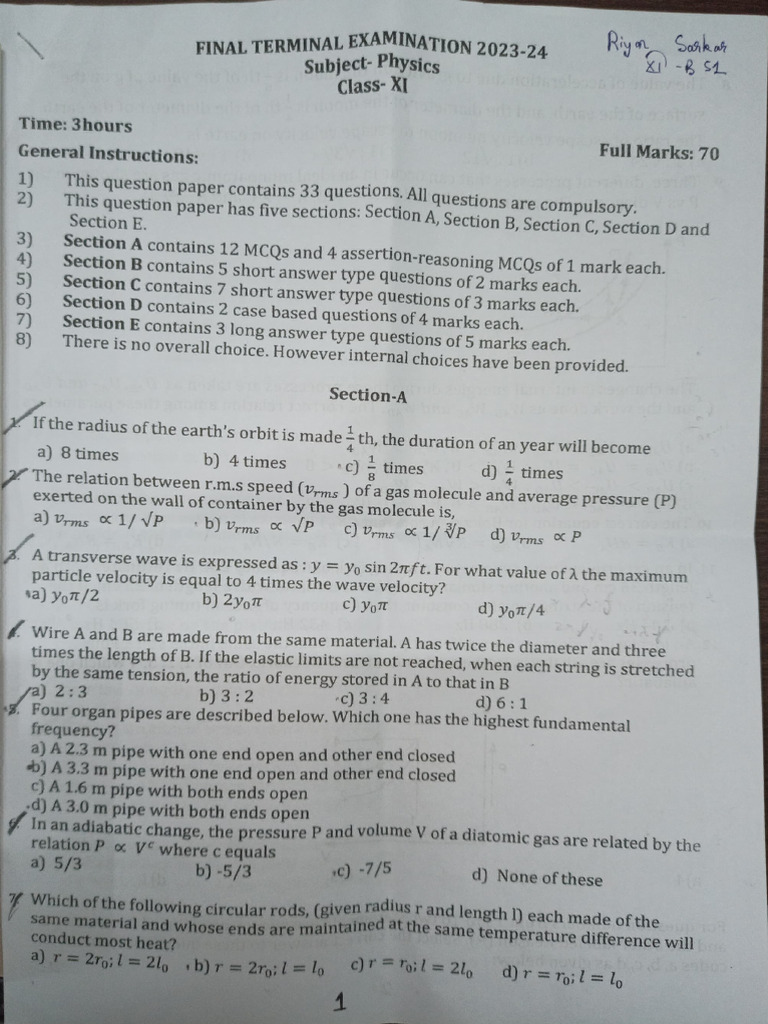 HVM Physics Final Paper | PDF