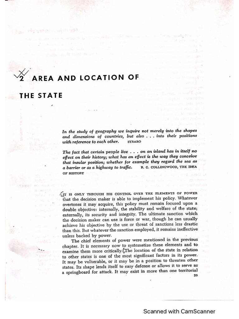 Area and Location of The State | PDF