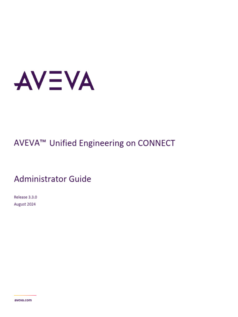 AVEVA™ Unified Engineering On CONNECT Administrator Guide | PDF