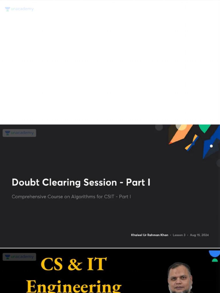 Doubt Clearing Session Part I With Anno | PDF