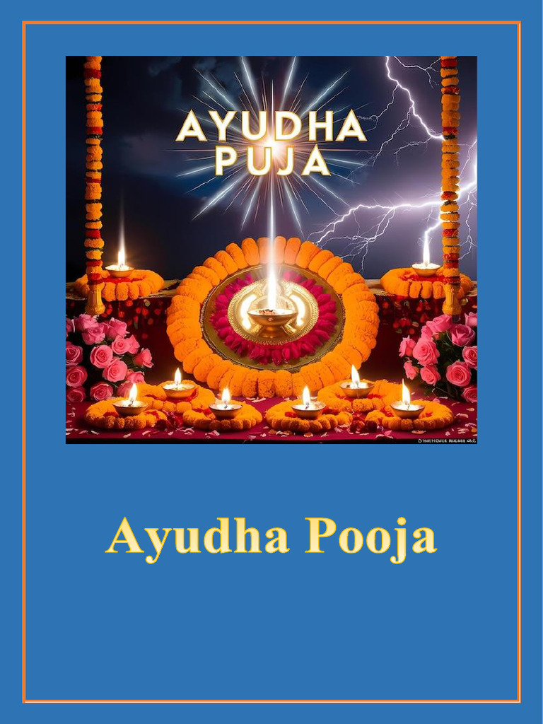 Ayudha Pooja Invitation PDF